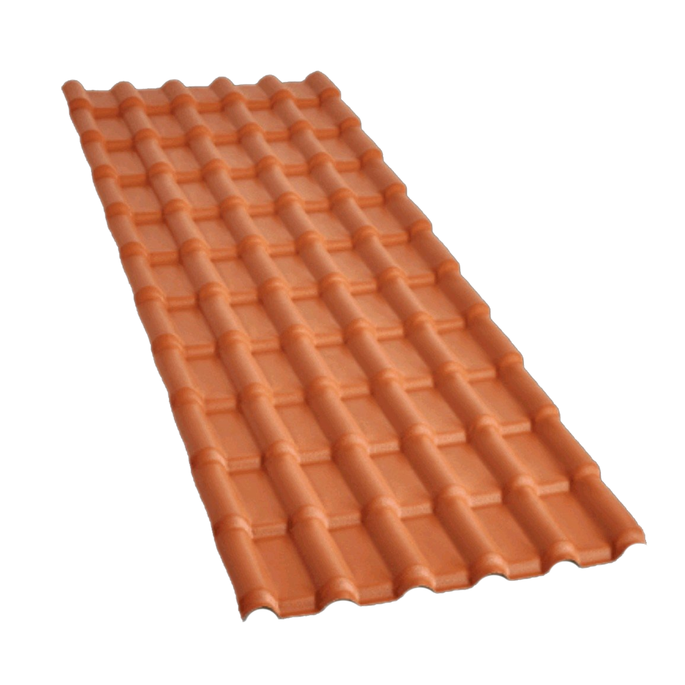 TELHA PVC PLAN 2,42X0,88 TERRACOTA (AFORT)